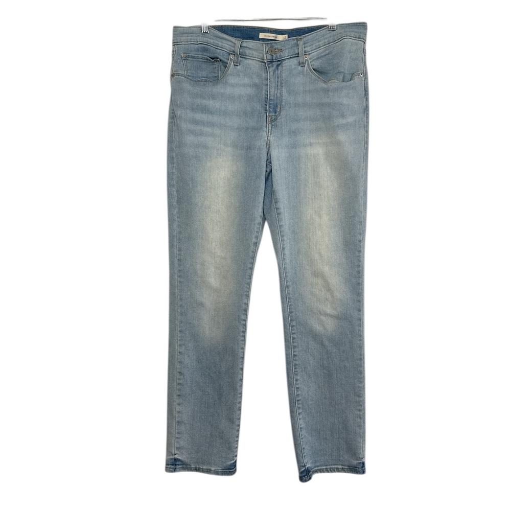 Levi's Women's Classic Straight Light Blue Jeans Size 12